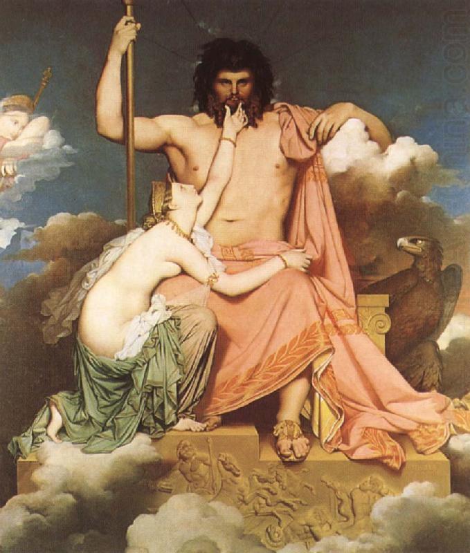 Jean-Auguste Dominique Ingres Thetis bonfaller Zeus china oil painting image
